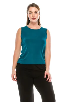 019- Jostar Sleeveless Tank- Teal