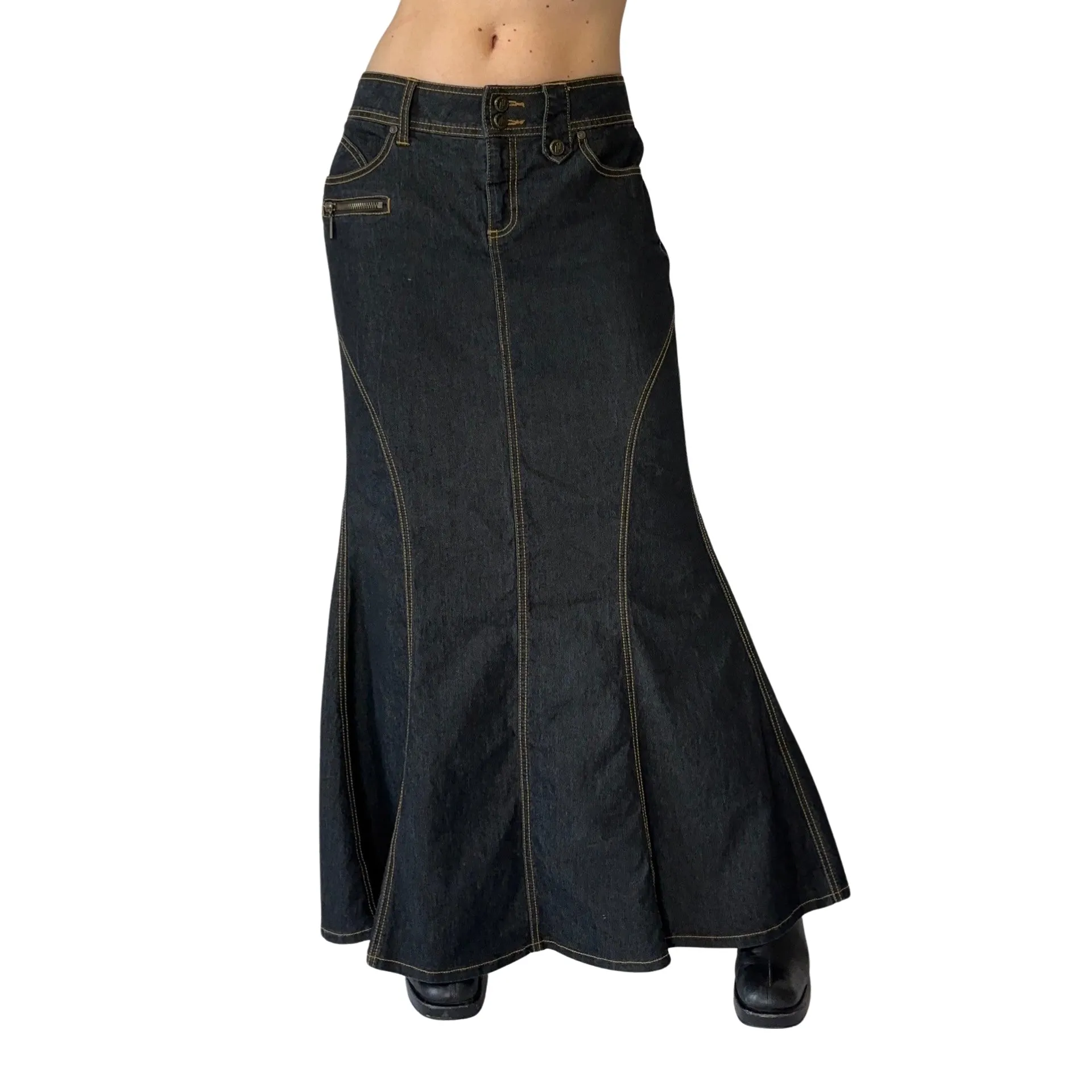 2000s Denim Maxi (M)