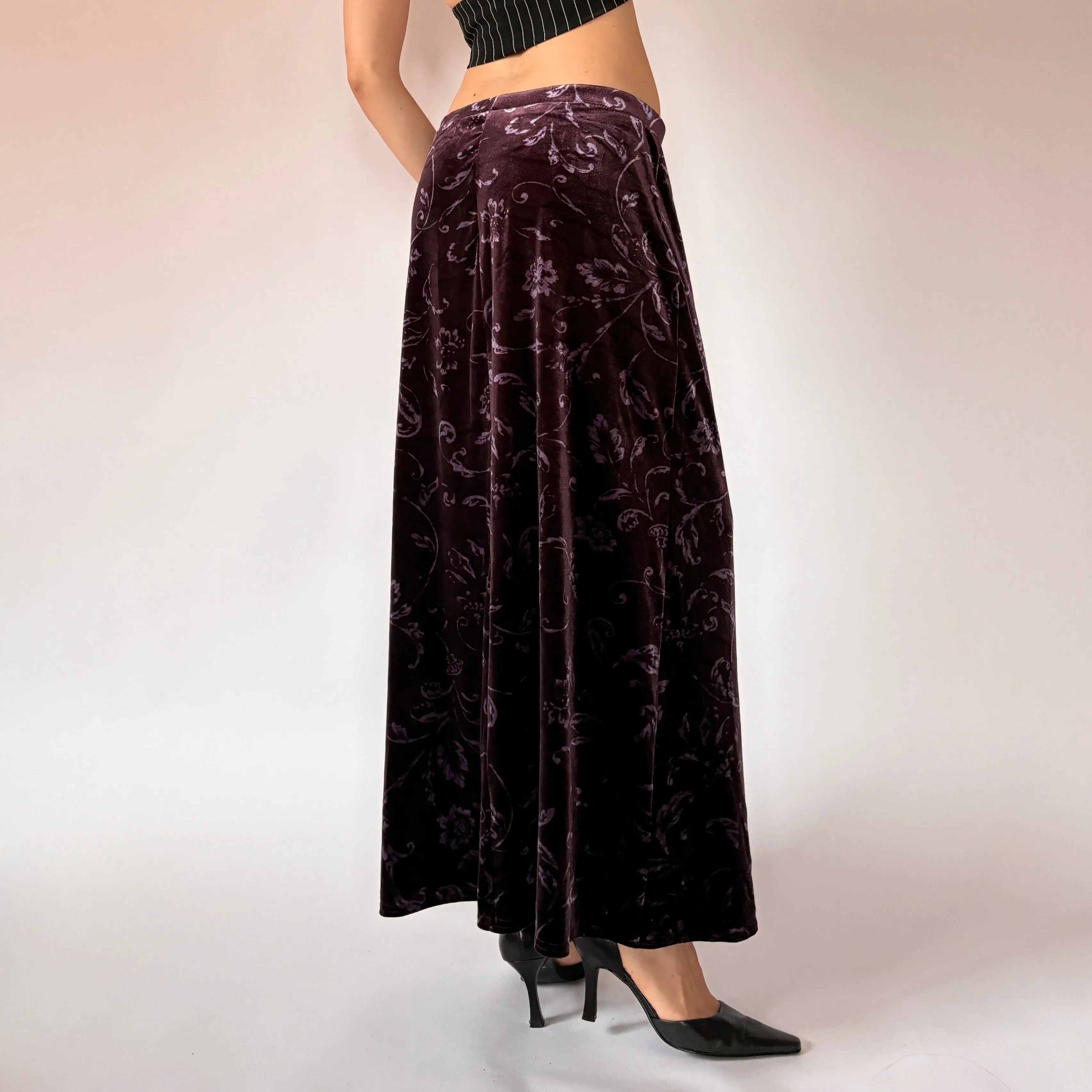90s Deadstock Velvet Skirt (M)