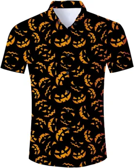ALISISTER Men's Hawaiian Shirt Button Down Short Sleeve Shirts Funny Novelty Holiday Tops