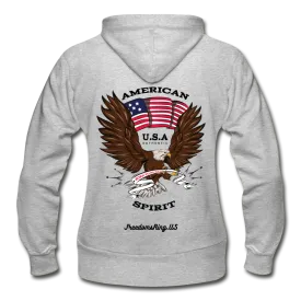 AMERICAN SPIRIT - Gildan Heavy Blend Women's Zip Hoodie