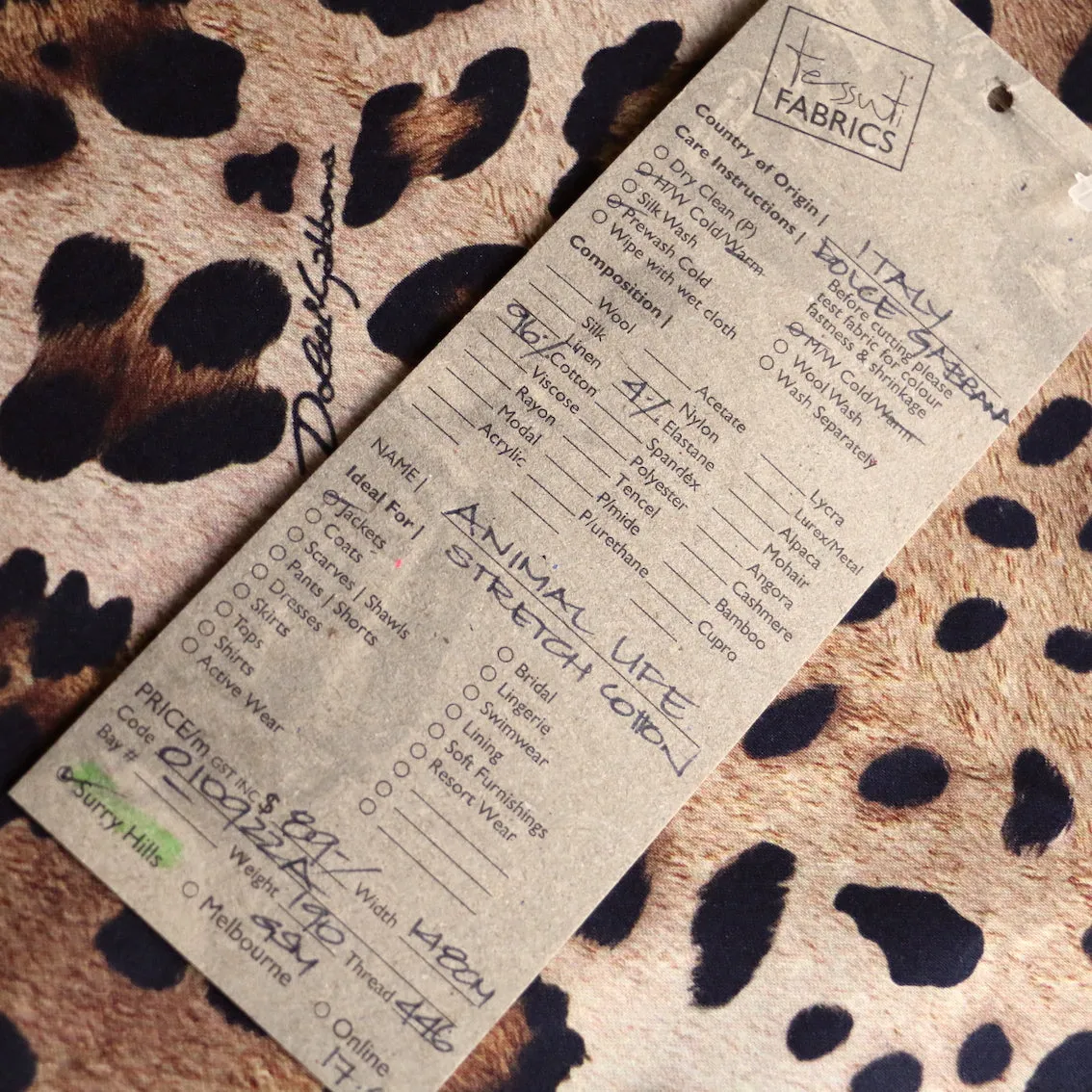 Animal Life Stretch Cotton