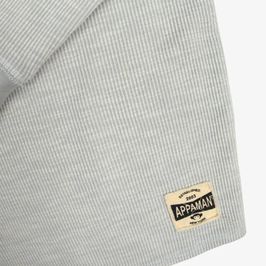 Appaman Craftsman Thermal Henley-Cool Grey