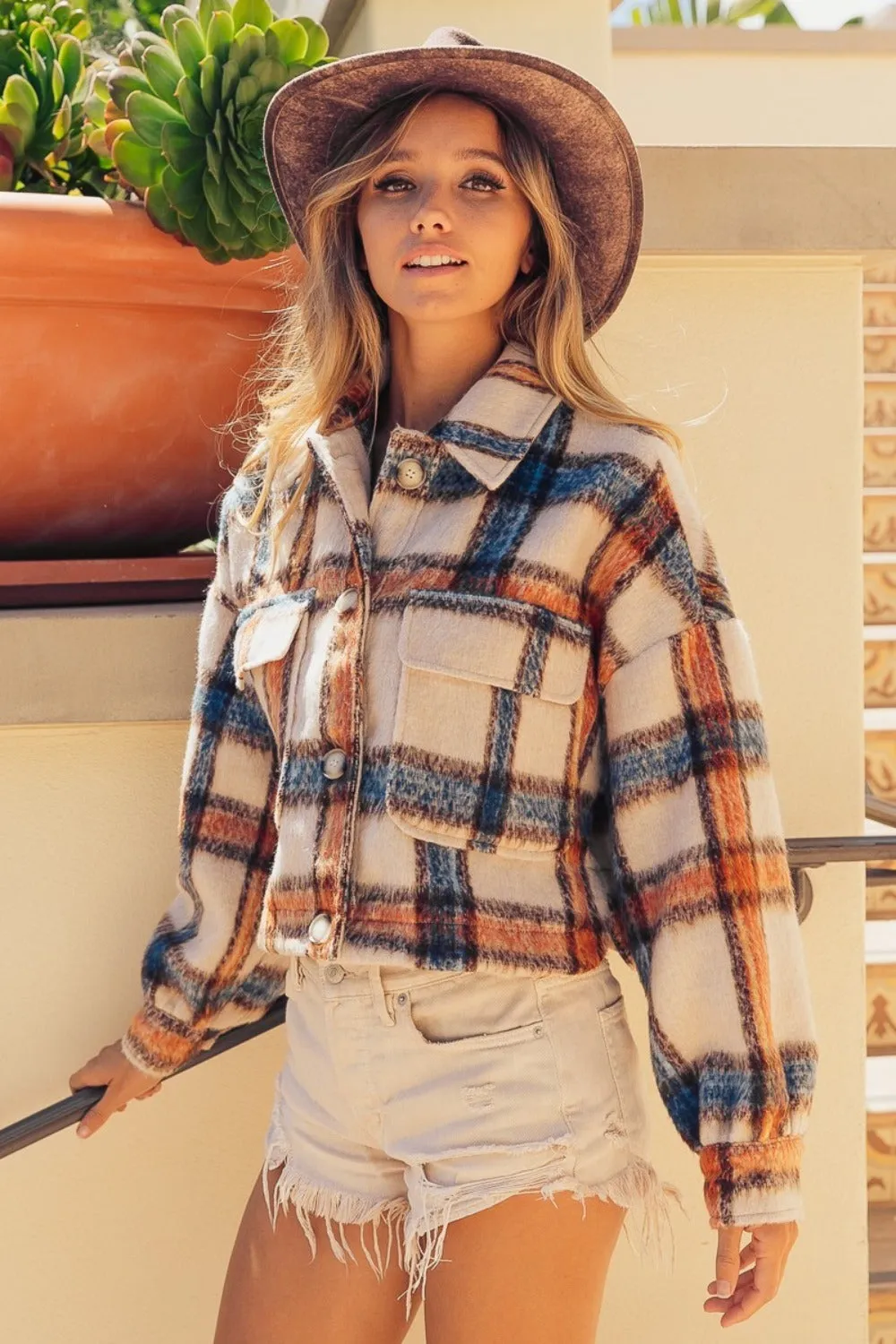 Billie Plaid Jacket