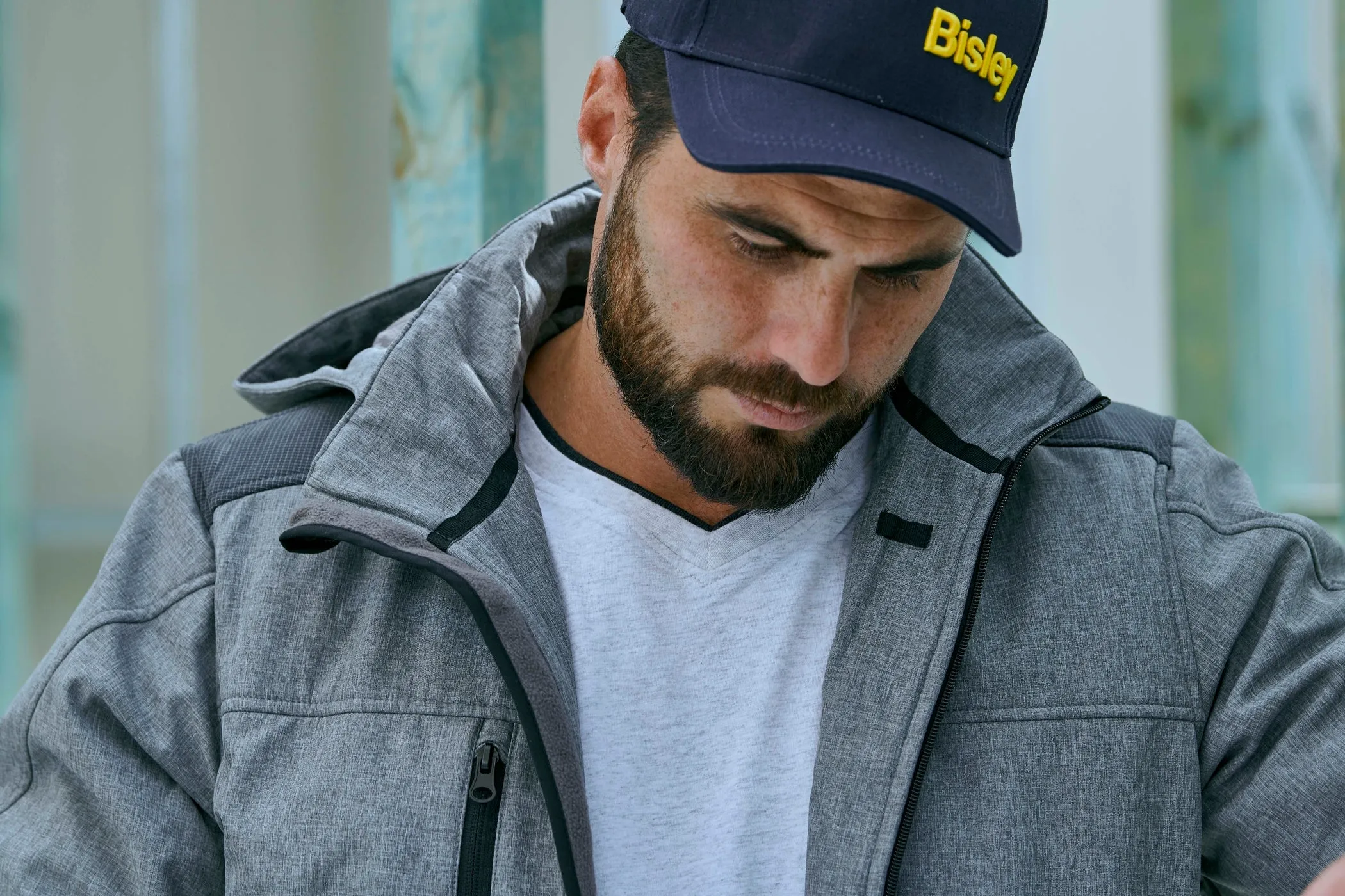 BJ6937 - Bisley - Flx & Move™ Waterproof Shield Jacket with Bonded internal fleece face