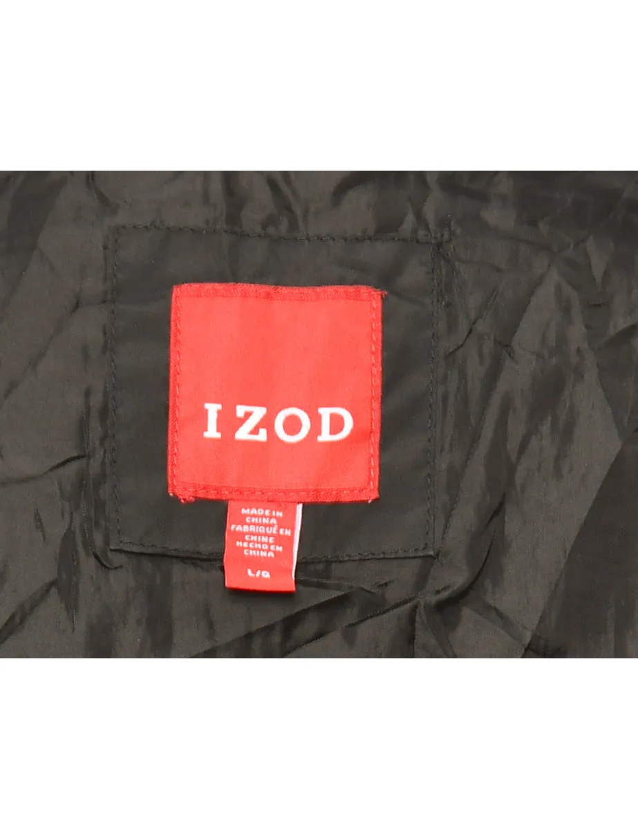 Black Izod Puffer Jacket - L