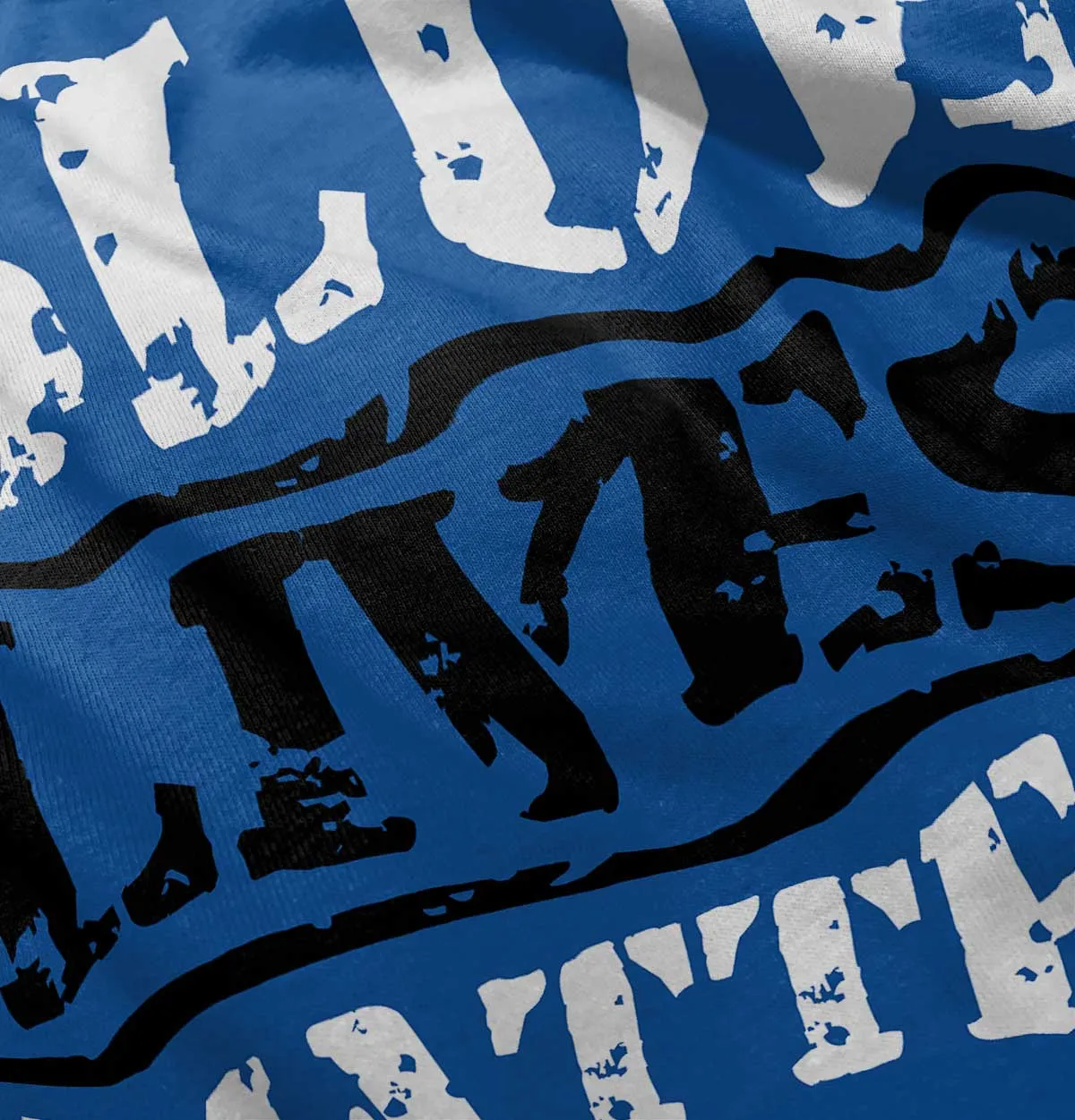 Blue Lives Matter Bold Zip Hoodie