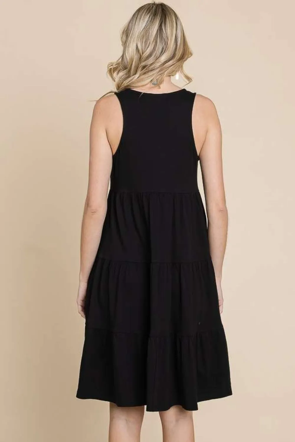 Blue Zone Planet |  Culture Code Racerback Tiered Tank Dress
