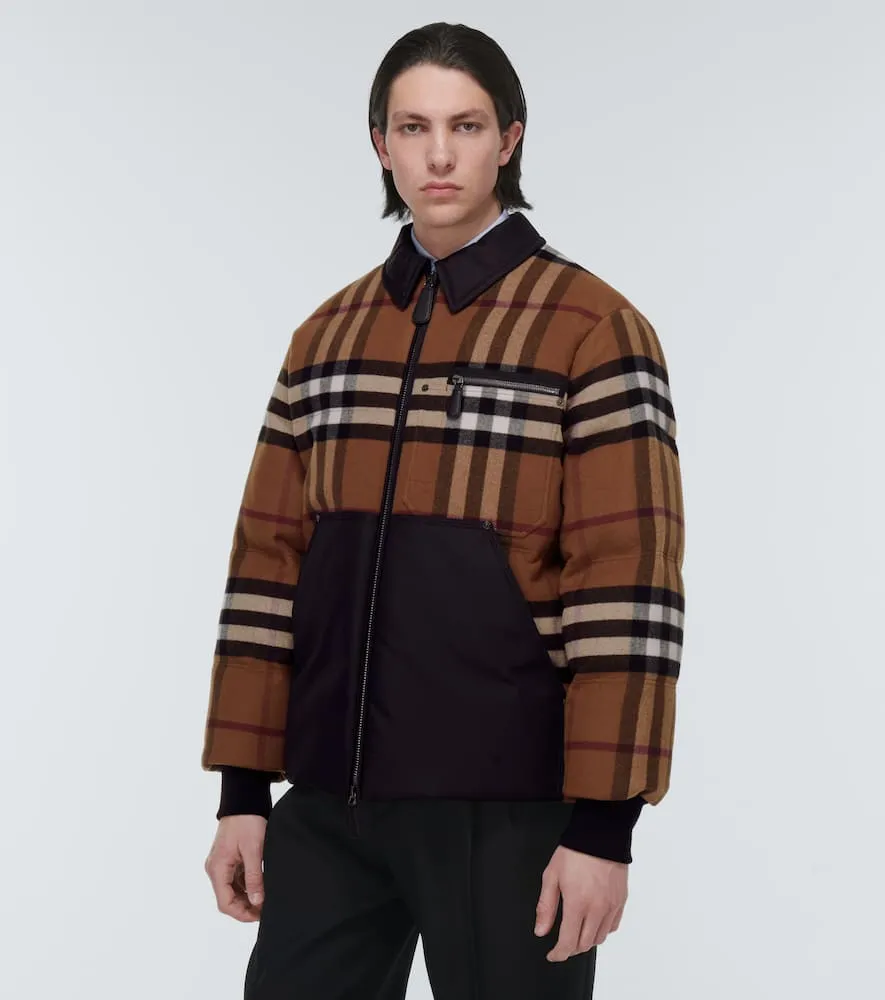 Burberry Vintage Check down jacket