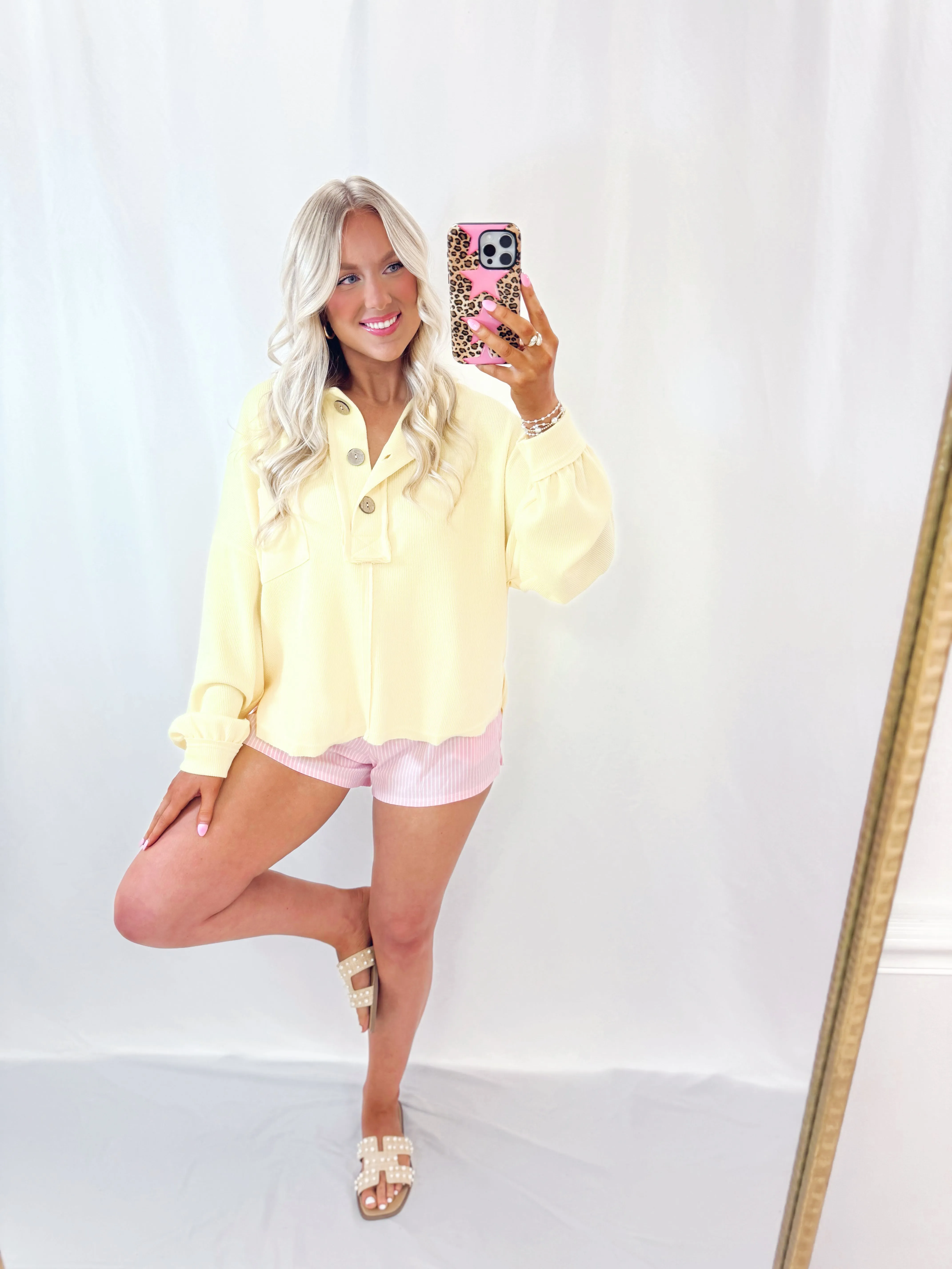 Clouds Of Yellow Pullover