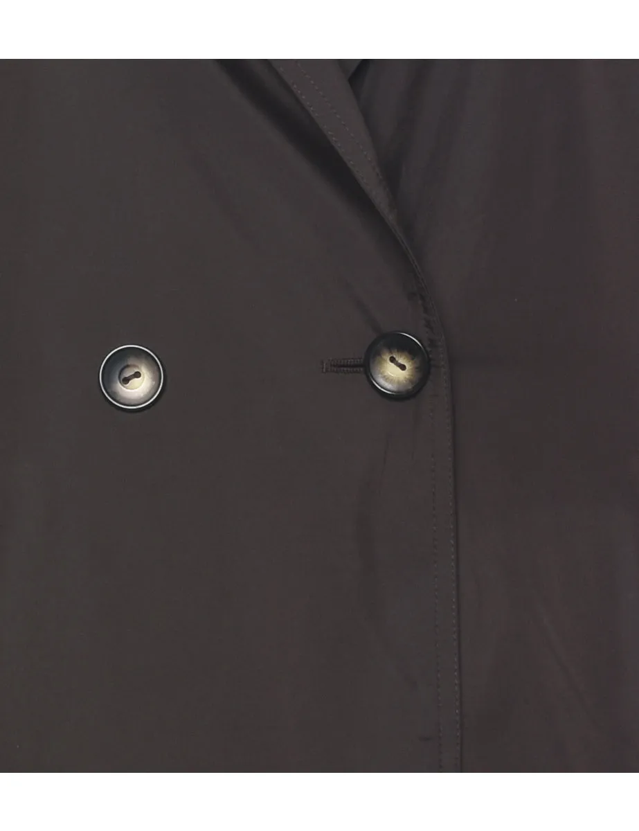 Dark Brown Trench Coat - L