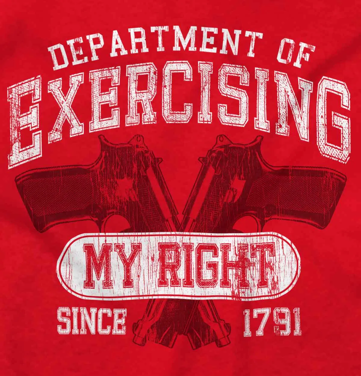 Department of Exercising My Right Zip Hoodie