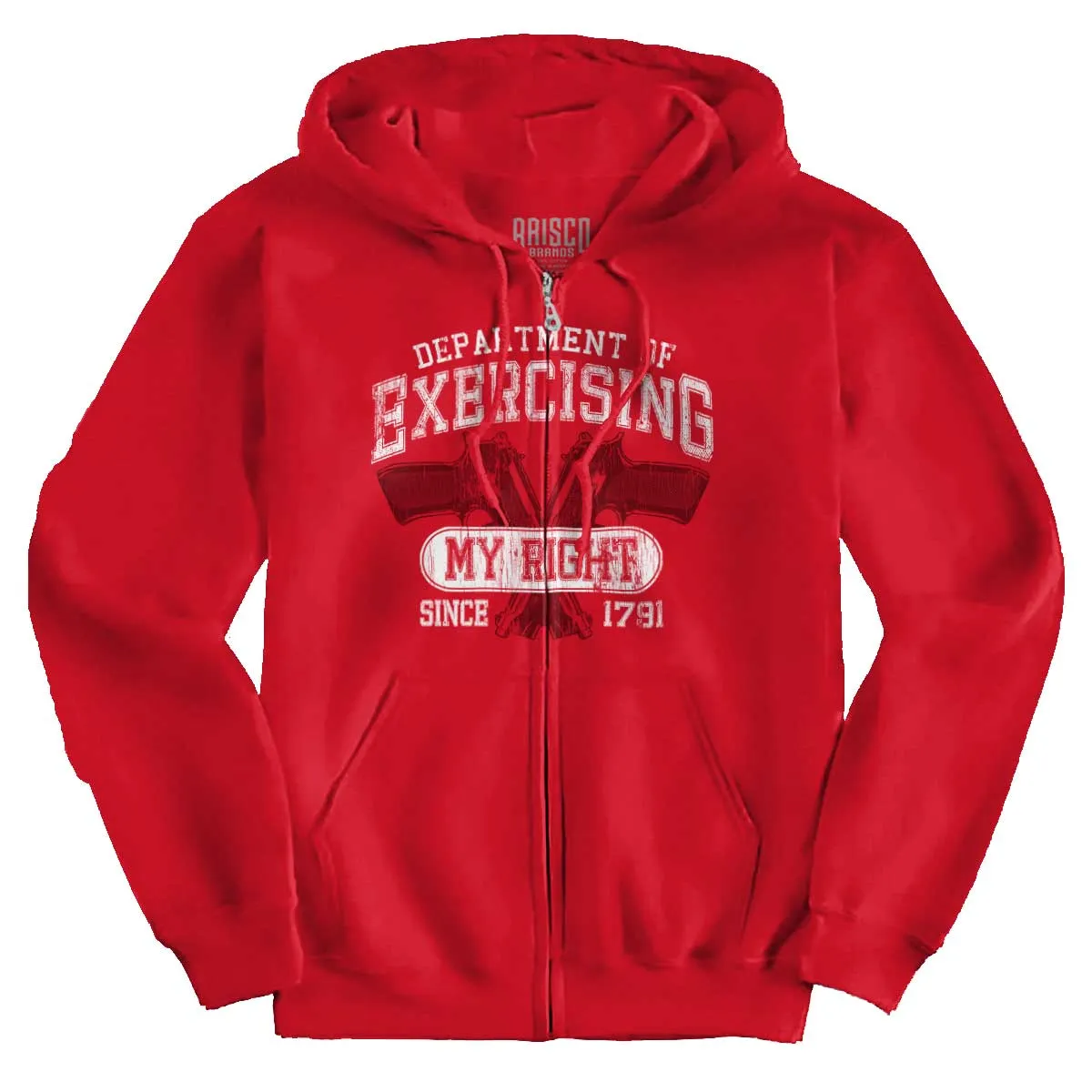 Department of Exercising My Right Zip Hoodie