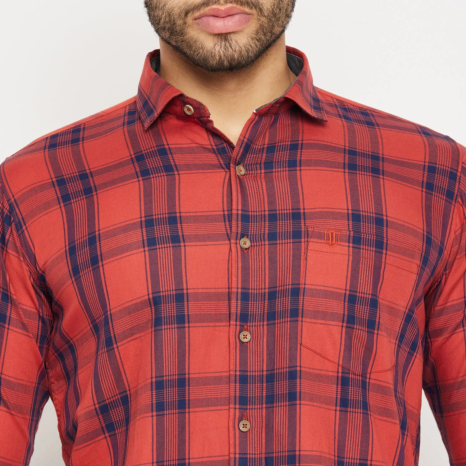 Duke Stardust Men Full Sleeve Cotton Shirt (SD8CKTFQ)