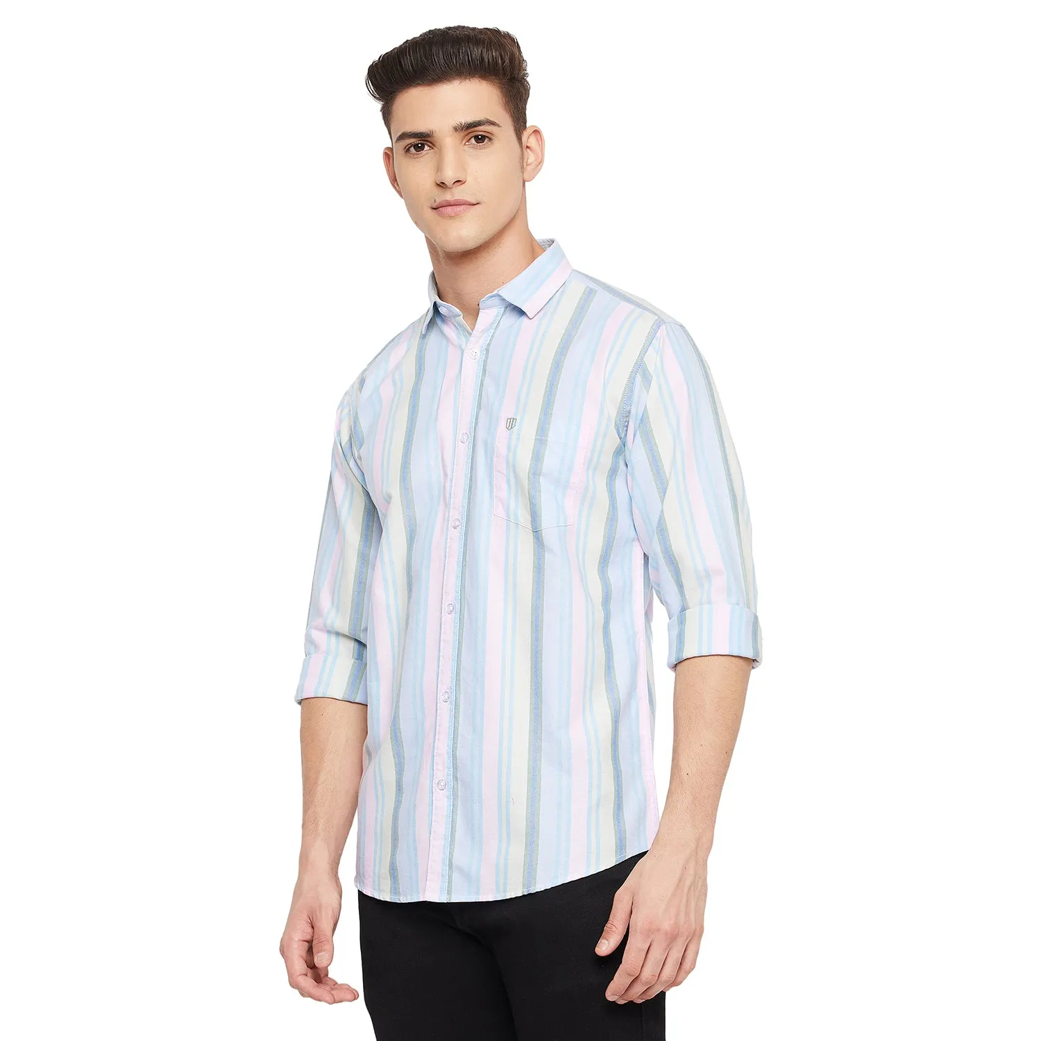 Duke Stardust Men Full Sleeve Cotton Shirt (SDO5STB)