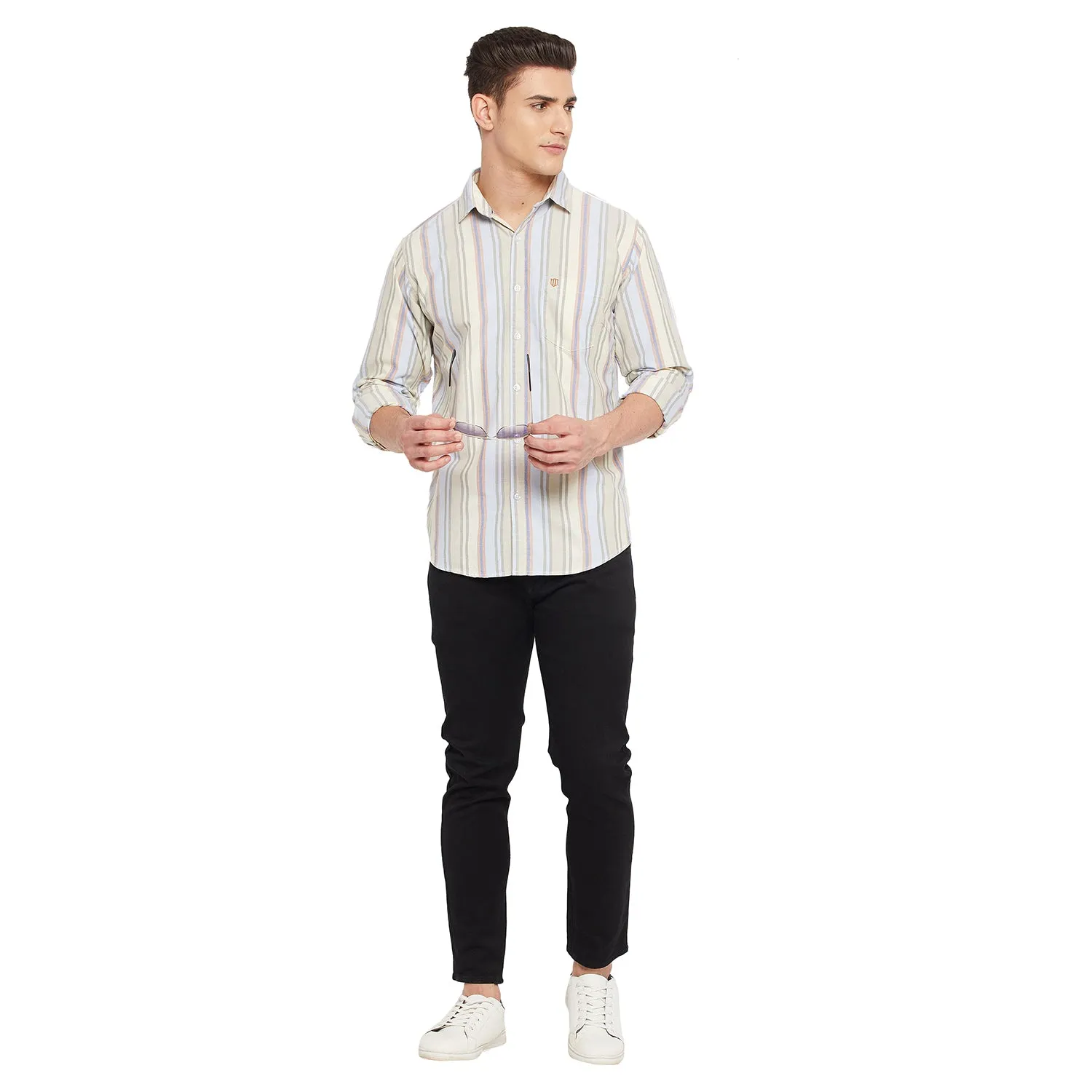Duke Stardust Men Full Sleeve Cotton Shirt (SDO5STB)