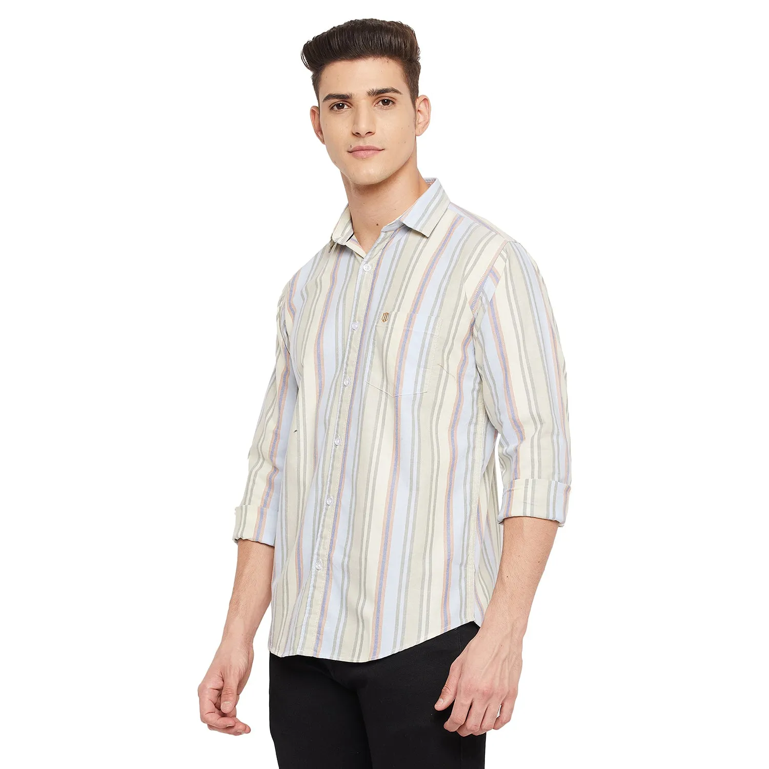 Duke Stardust Men Full Sleeve Cotton Shirt (SDO5STB)