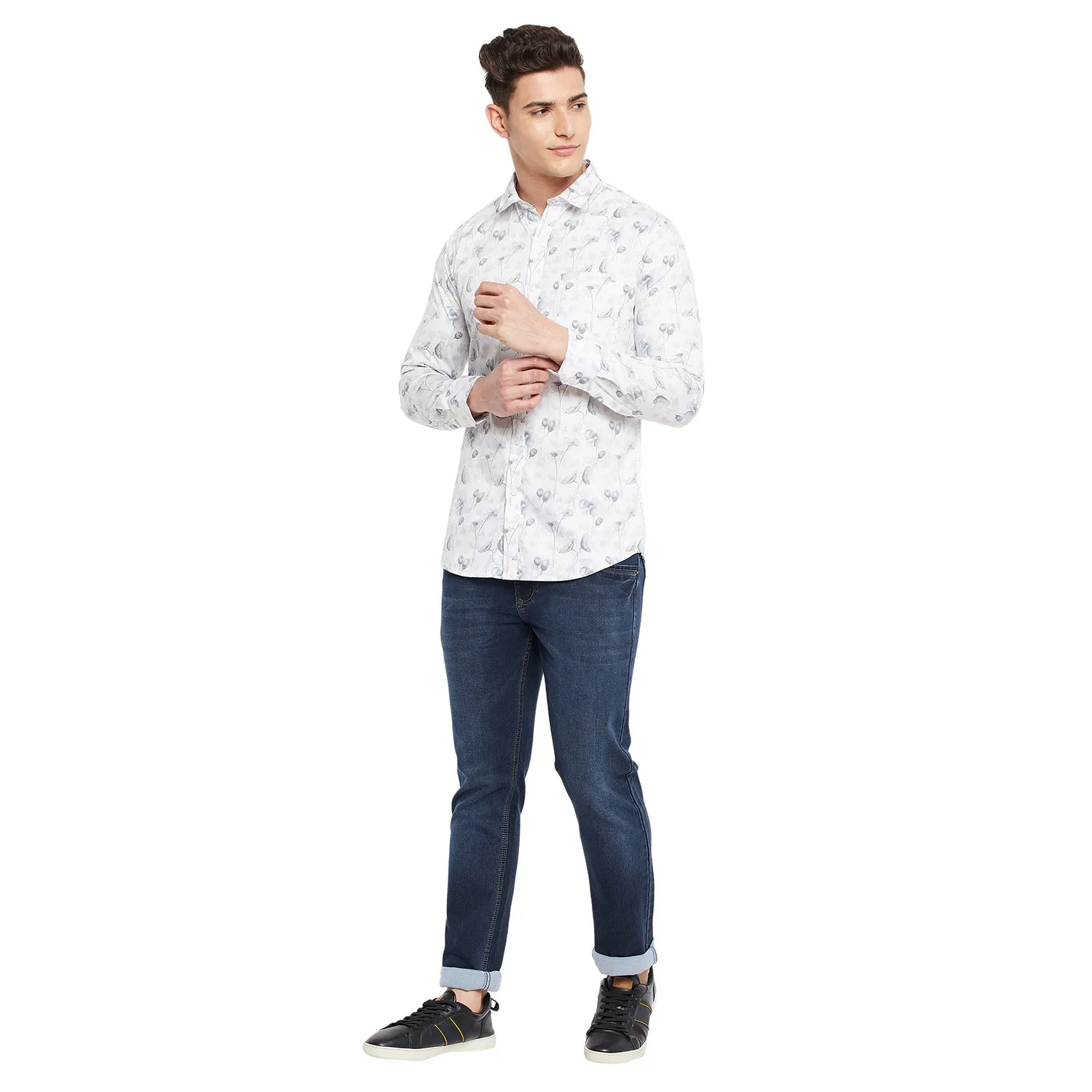 Duke Stardust Men Full Sleeve  Cotton Shirt (SDO8963)