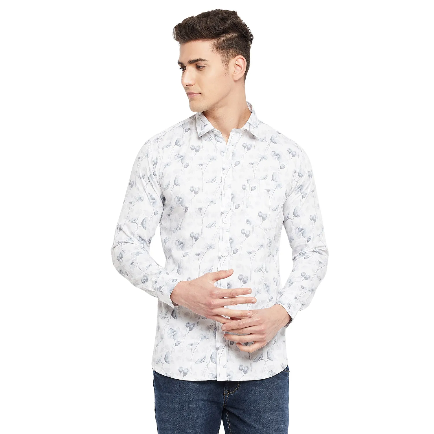 Duke Stardust Men Full Sleeve  Cotton Shirt (SDO8963)