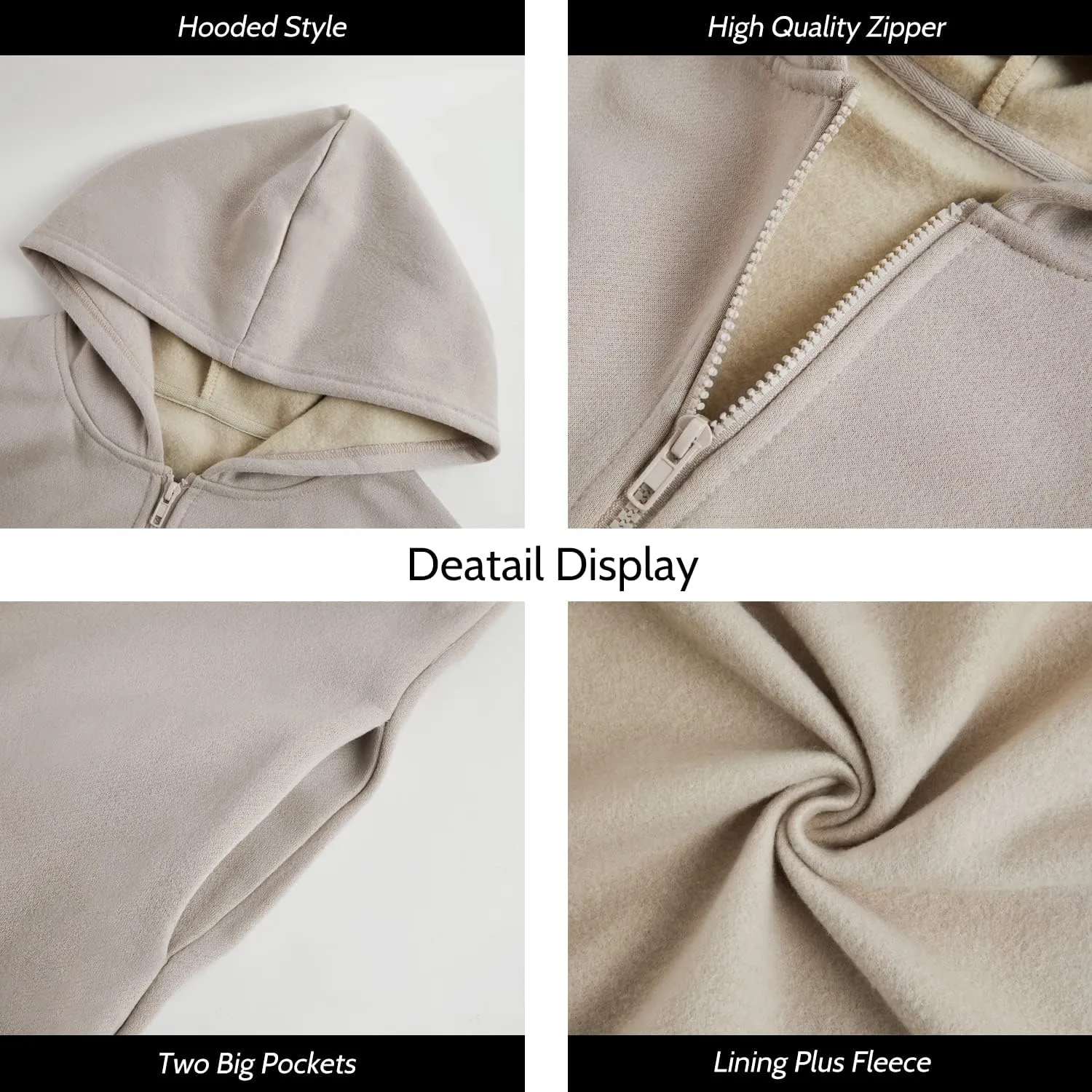 Dyexces Women Zip Up Hoodie Casual Long Hoodies for Women Tunic Sweatshirts Jackets Winter Coat with Pockets