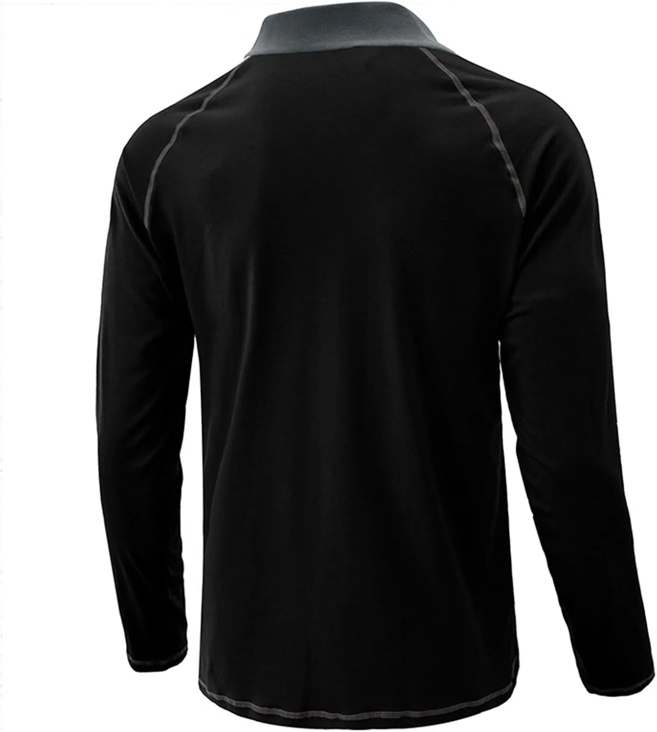 Fashion Mens Polo Shirts Relaxed Fit Long Sleeve Casual Golf Polo Classic Cotton Polo T Shirts Buttons Henley Tops