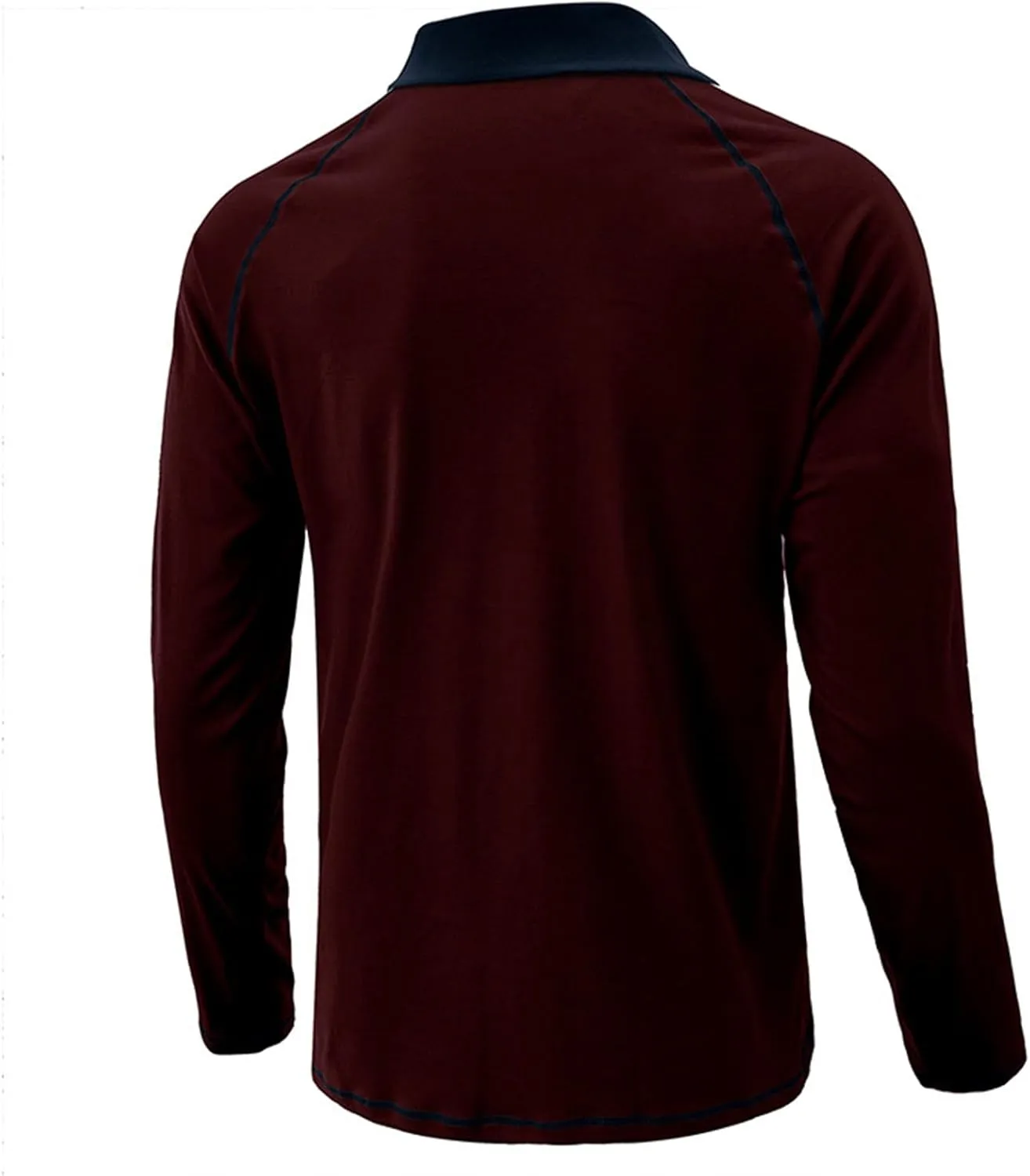 Fashion Mens Polo Shirts Relaxed Fit Long Sleeve Casual Golf Polo Classic Cotton Polo T Shirts Buttons Henley Tops