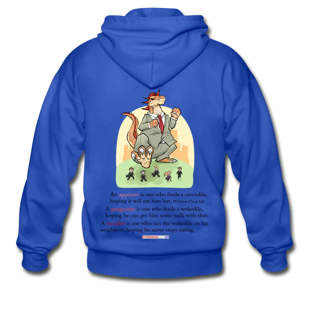 FEEDING THE WOKEDILE - Gildan Heavy Blend Adult Zip Hoodie