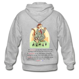 FEEDING THE WOKEDILE - Gildan Heavy Blend Adult Zip Hoodie
