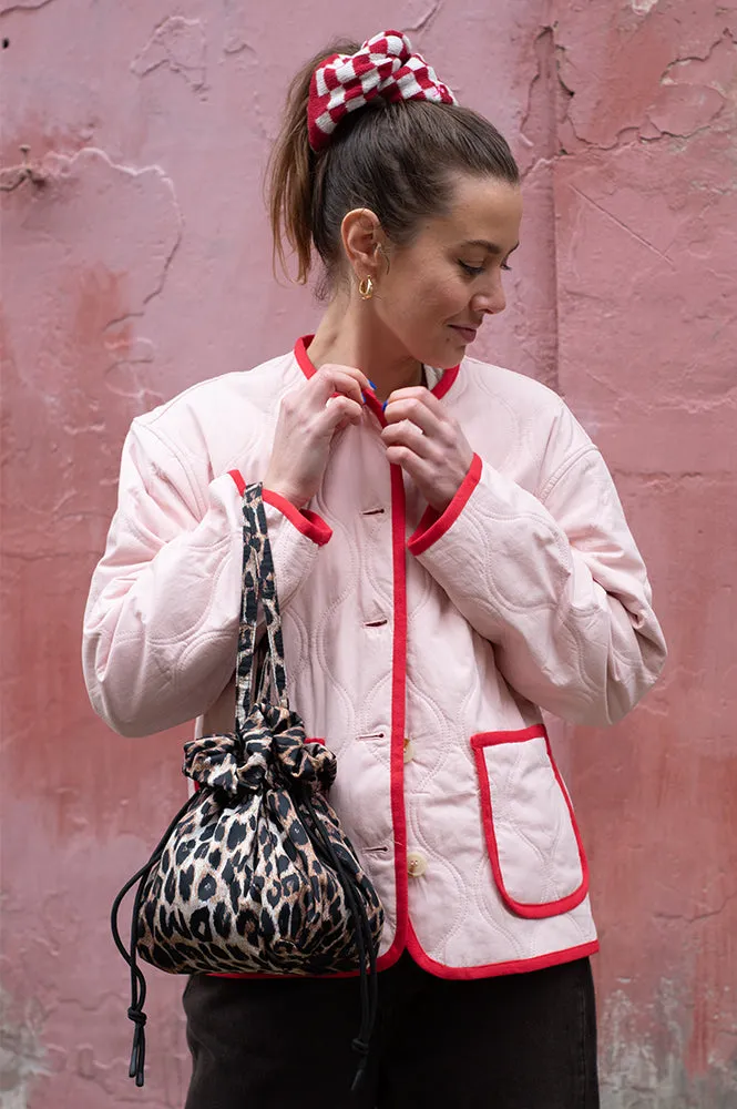 FRNCH Alezia Rouge Quilted Jacket