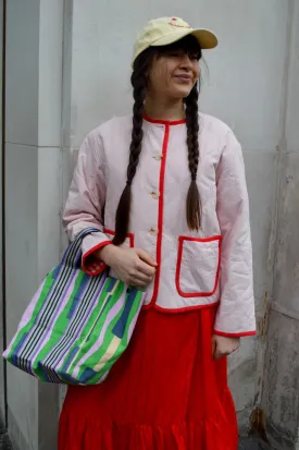 FRNCH Alezia Rouge Quilted Jacket