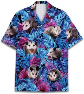 Funny Superheroes Eyes Casual Button Down Short Sleeve Holiday Summer Beach Hawaiian Shirt