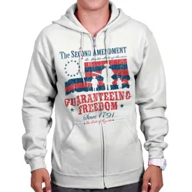 Guaranteeing Freedom Zip Hoodie