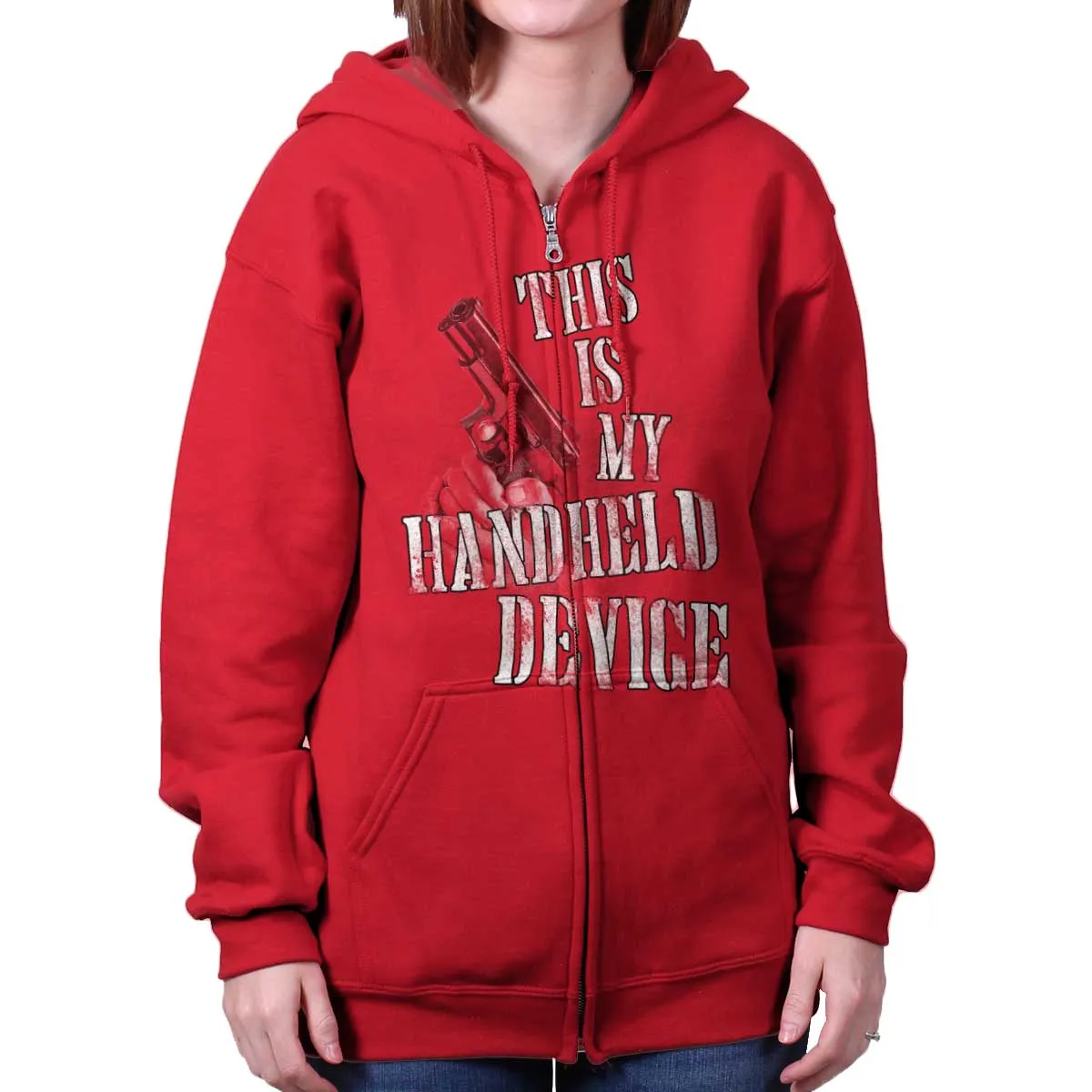 Handheld Device Zip Hoodie