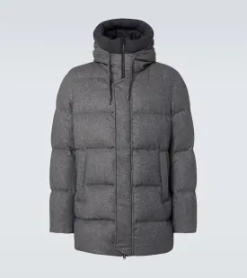 Herno Silk and cashmere down coat