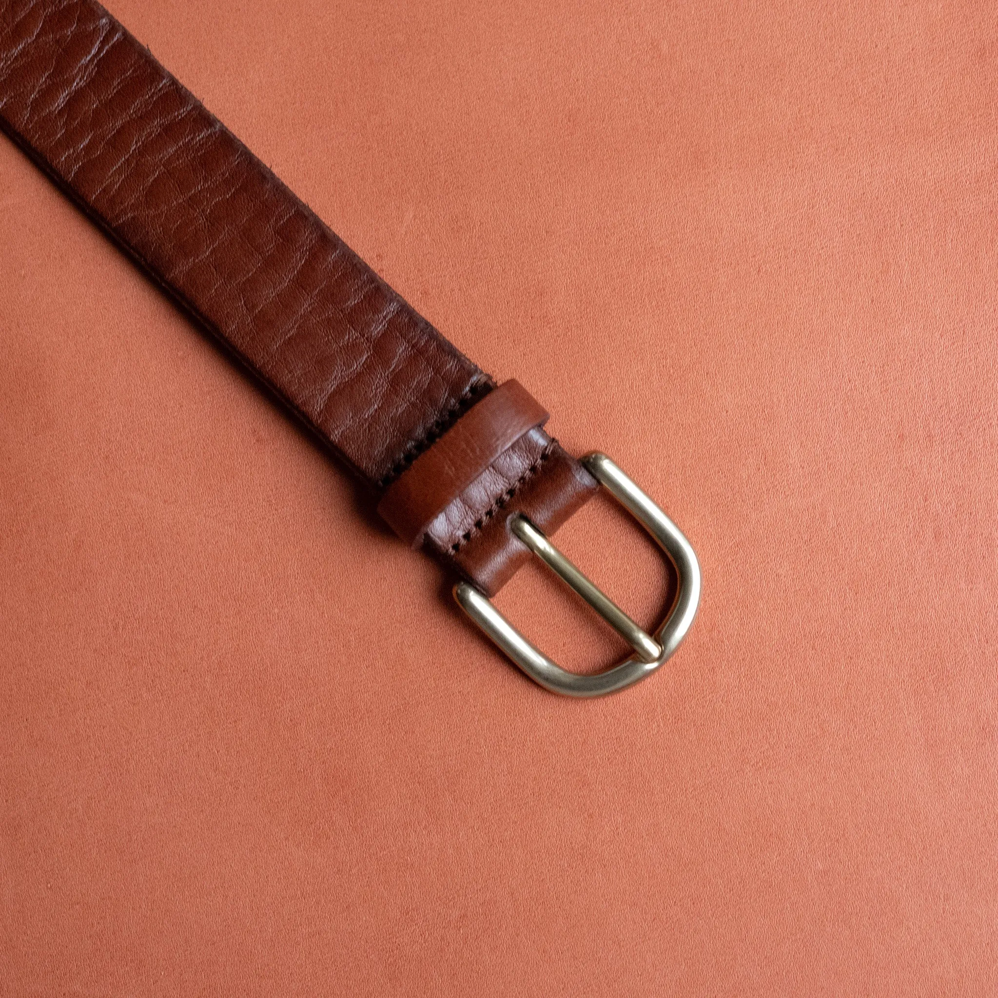 Jean Belt in Rustic Calf - Tan