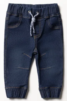 Jogger Denim Jeans Dark Blue