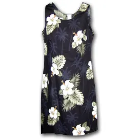 Kilauea Black Short Tank Dress