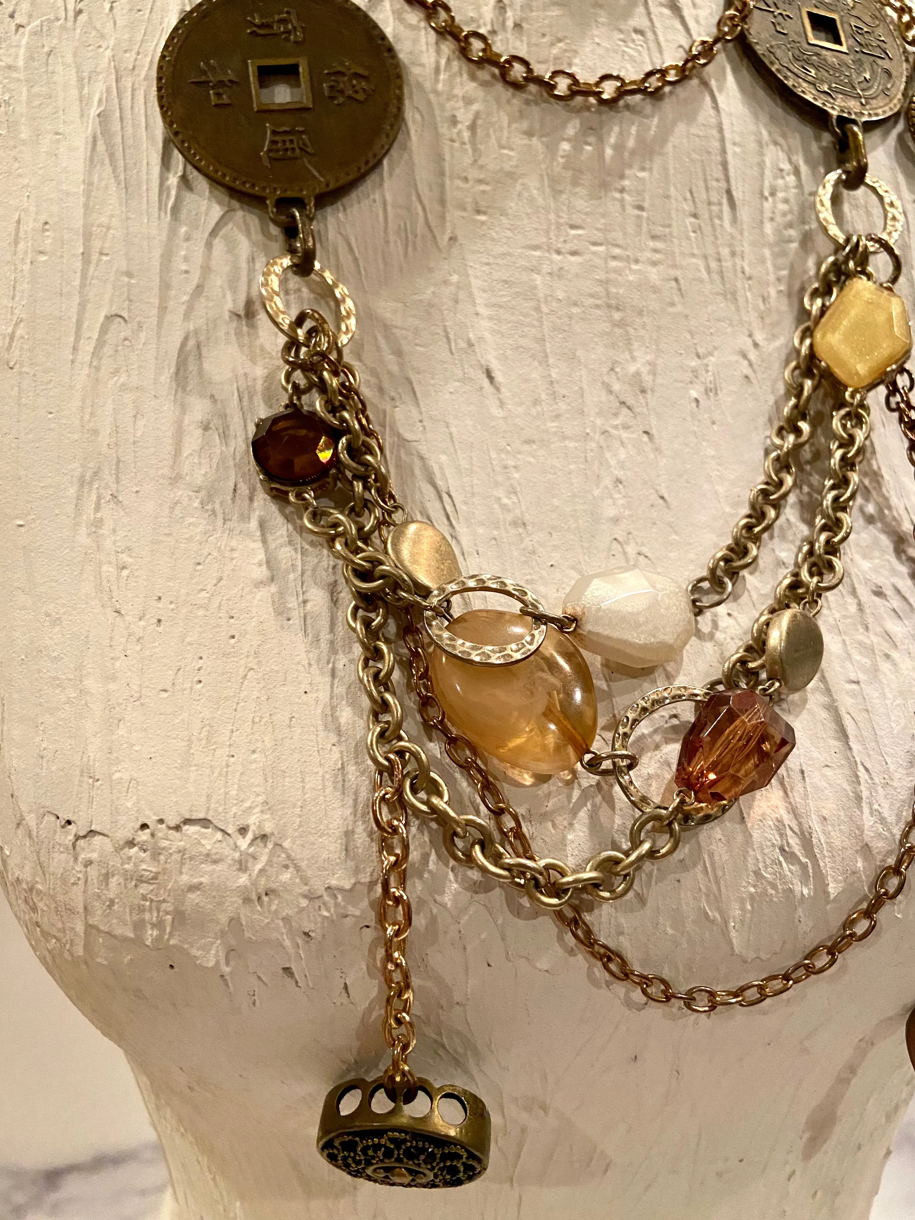 Layers & beads belt