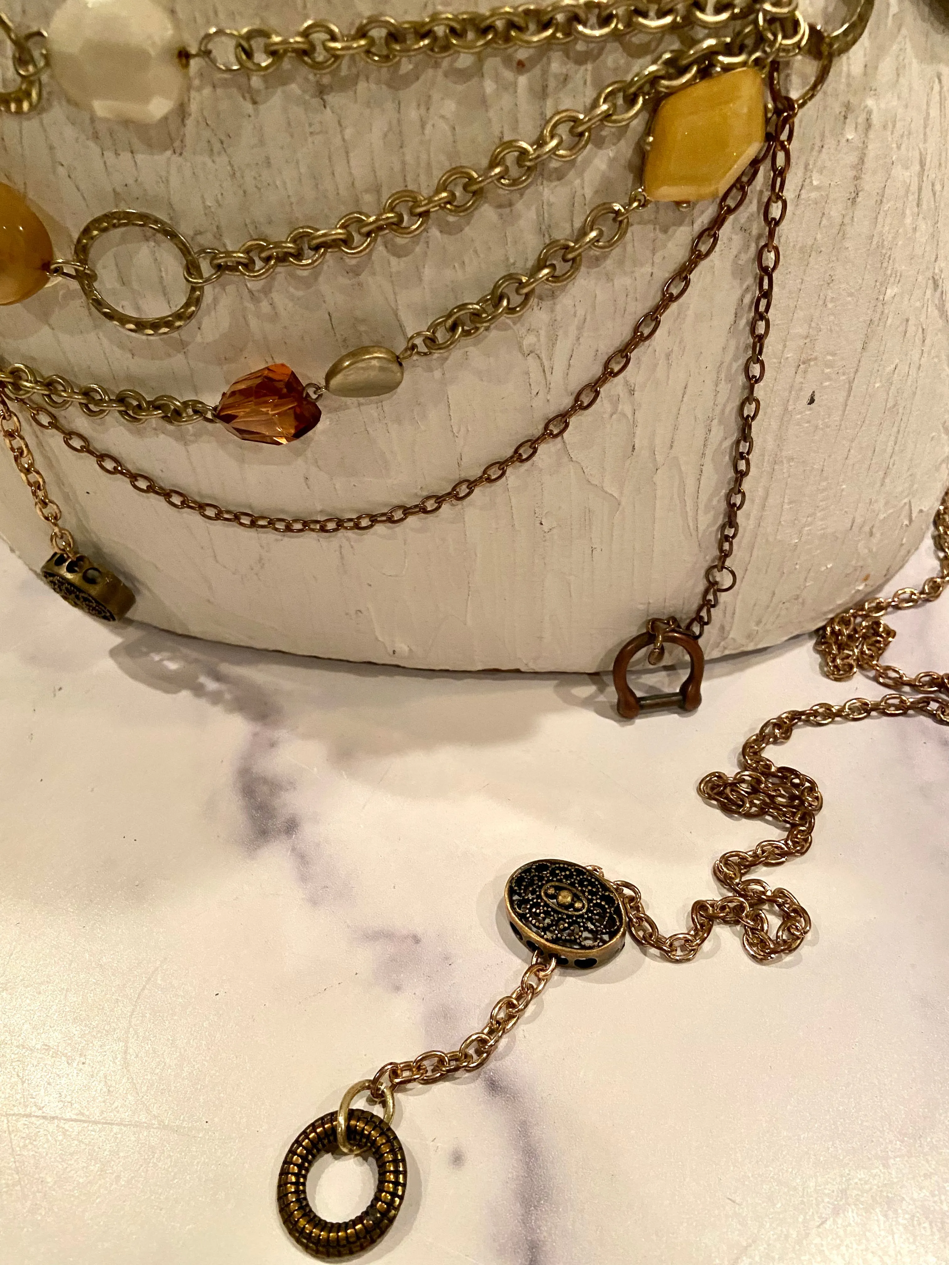 Layers & beads belt