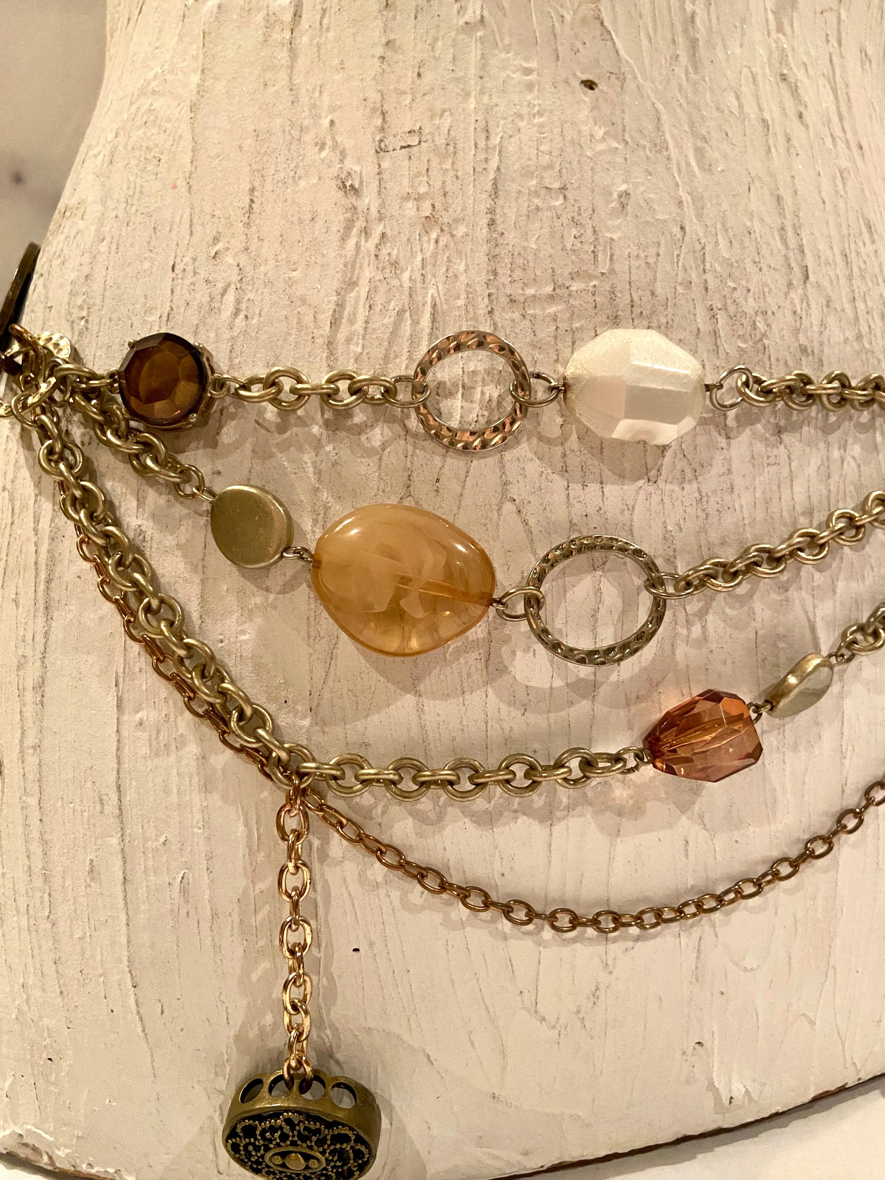 Layers & beads belt