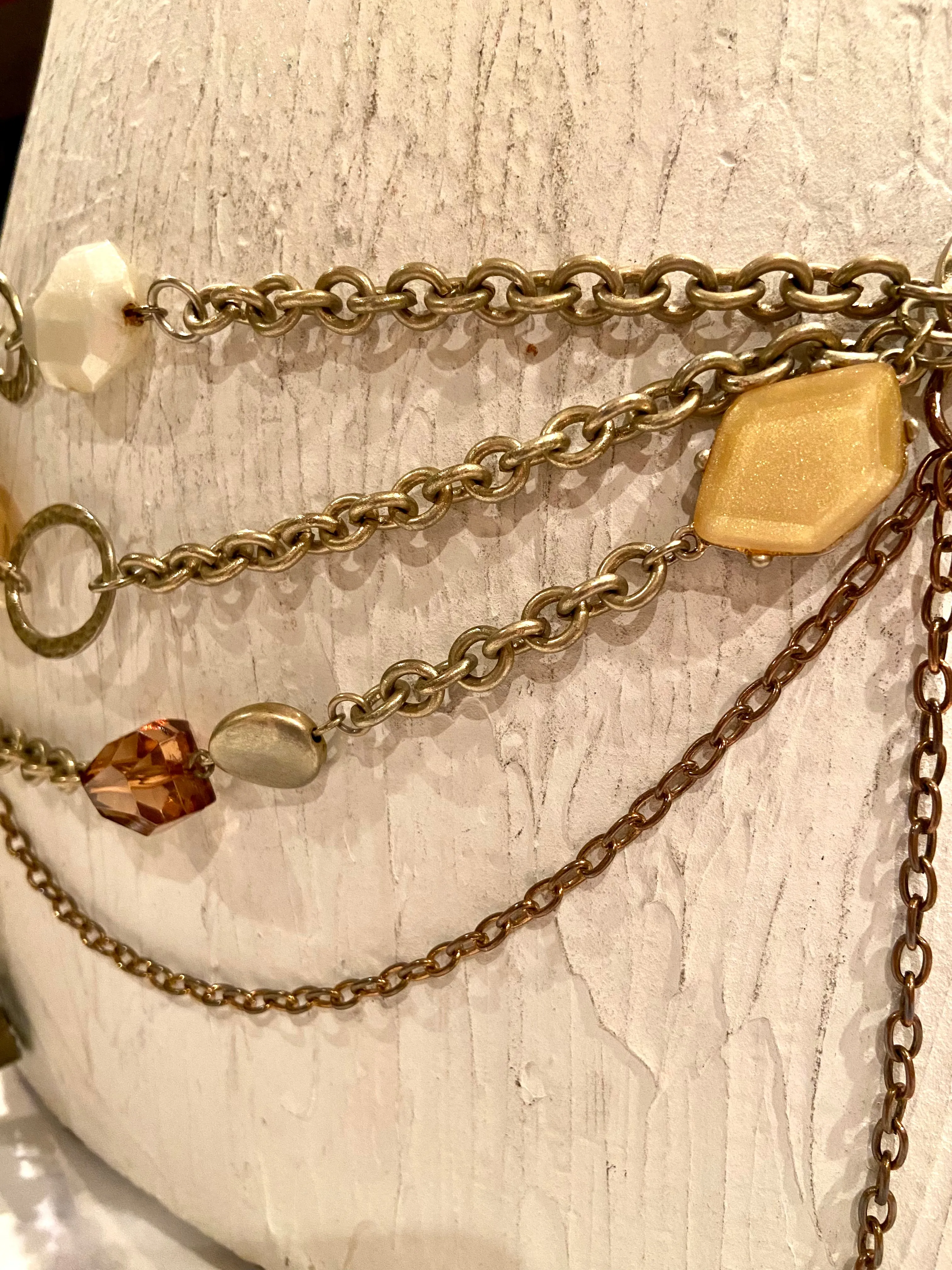 Layers & beads belt