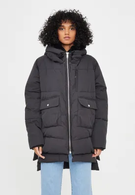 Lyndon Faux Down Jacket Black
