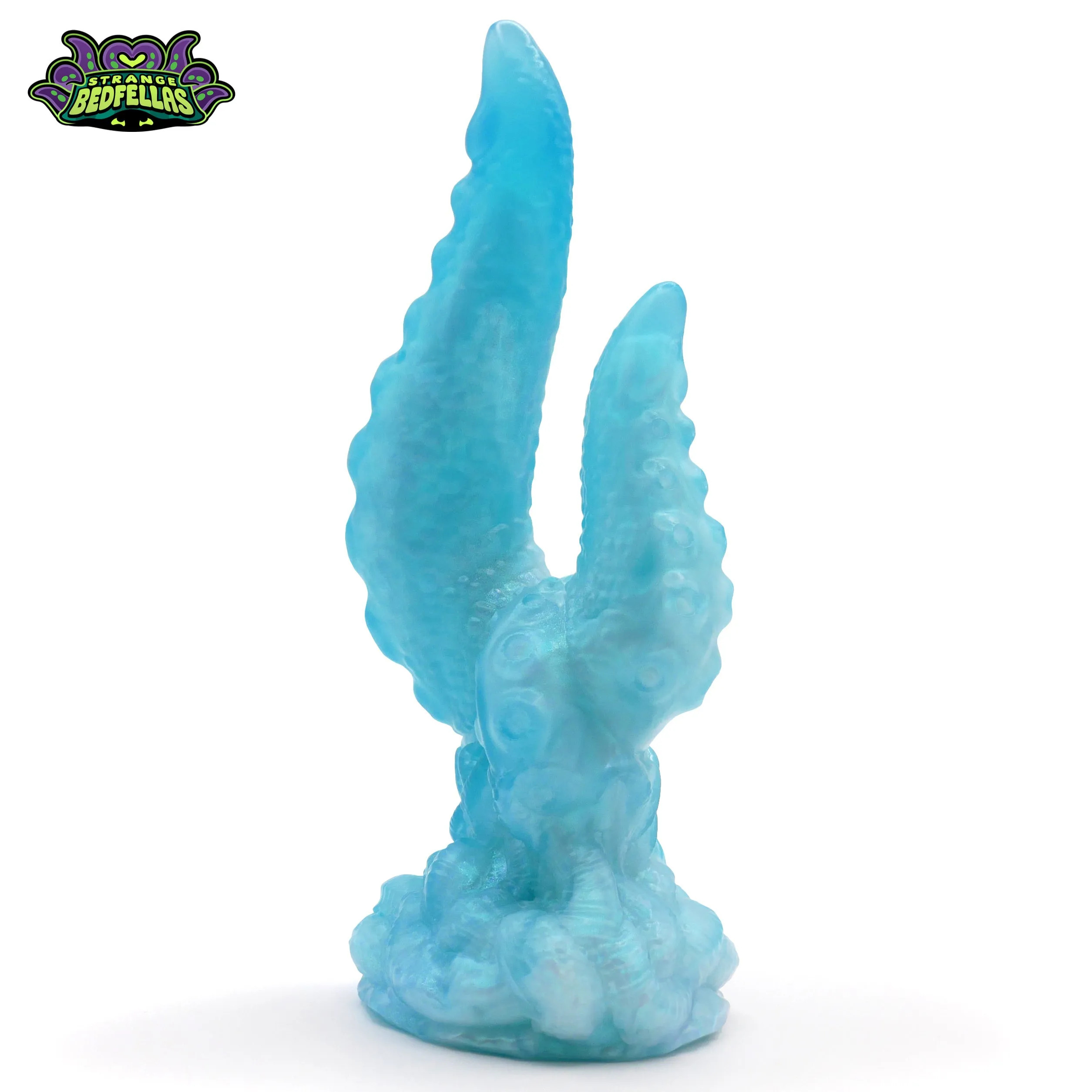 Medium Tenta Fork -- Near Clear 31* silicone -- TF-14