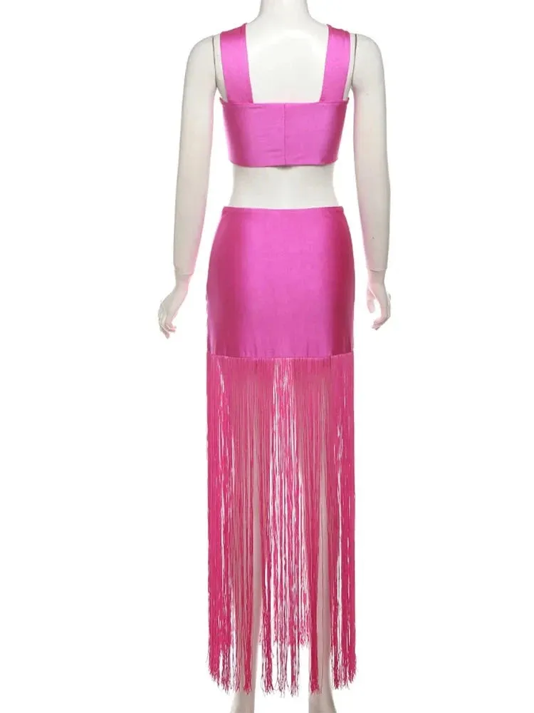 Melody Tassel Maxi Dress