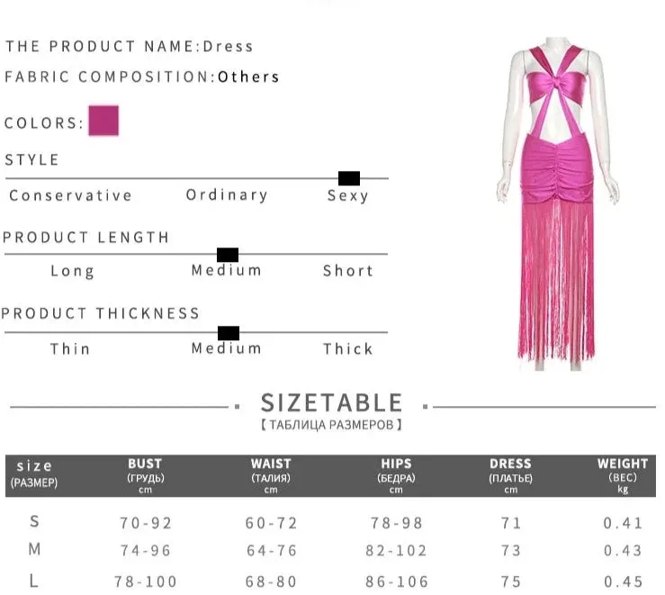 Melody Tassel Maxi Dress