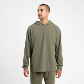 Men's Performance Waffle Hoodie | Olive