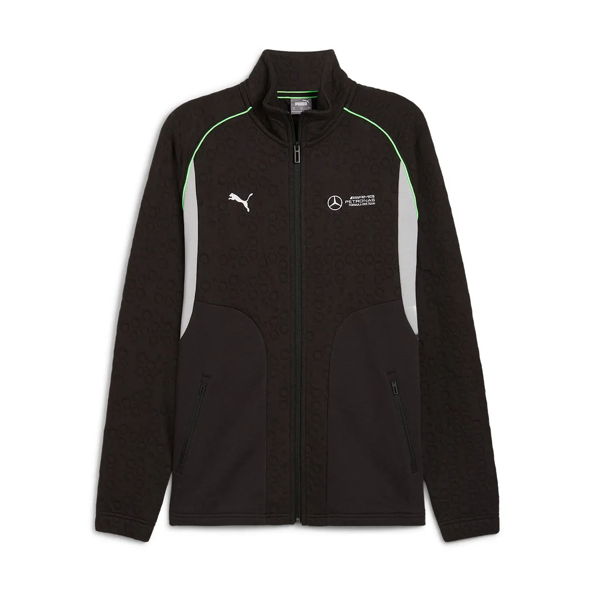   Mercedes AMG F1 Hooded Sweat Jacket Slim 'PUMA Black'
