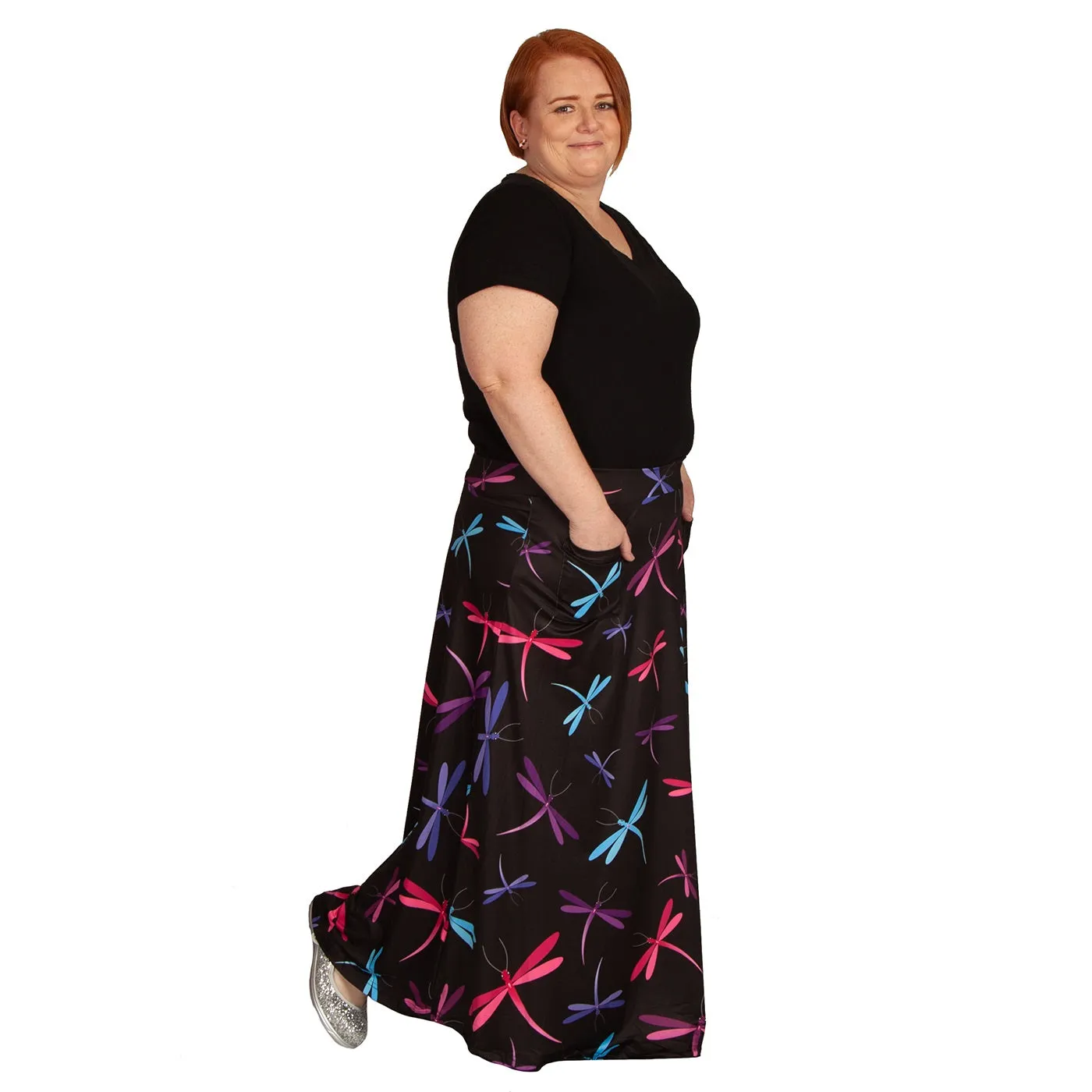 Midnight Dreaming Maxi Skirt With Pockets