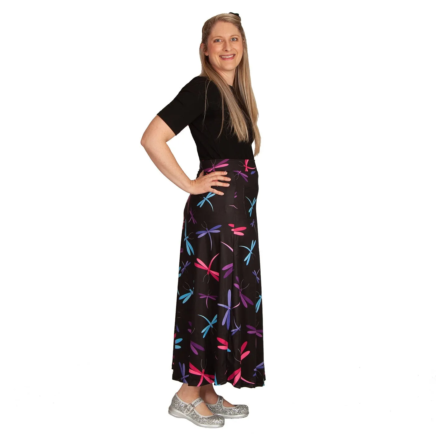 Midnight Dreaming Maxi Skirt With Pockets