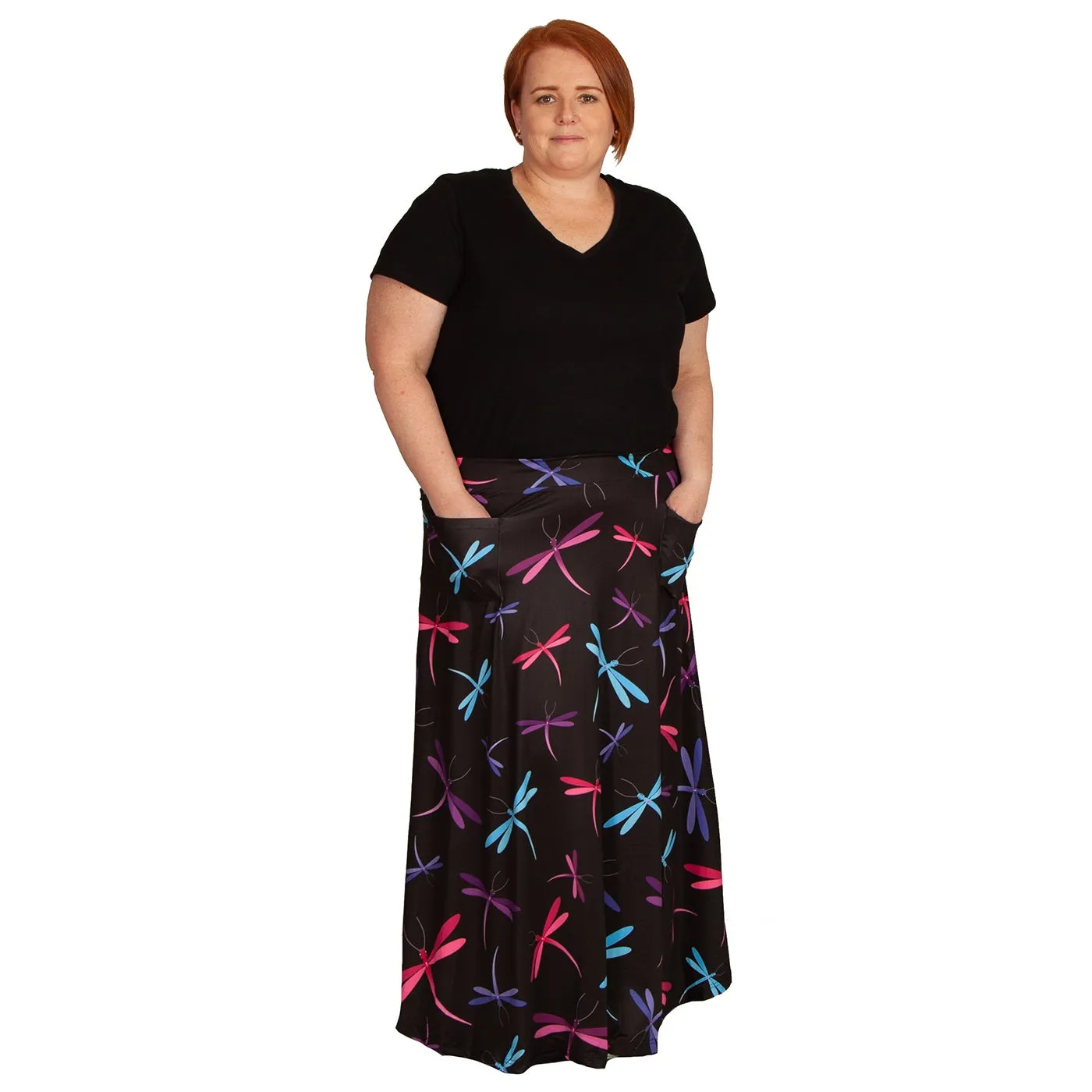 Midnight Dreaming Maxi Skirt With Pockets